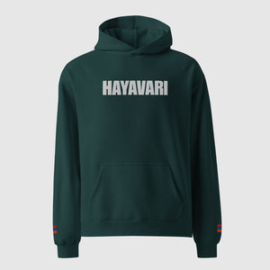 Hyavari Embroidered  oversized hoodie
