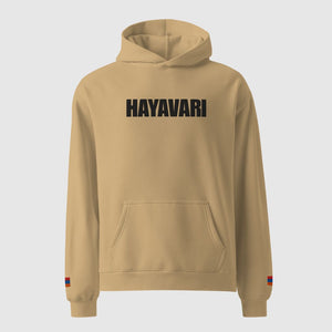 Hyavari Embroidered  oversized hoodie
