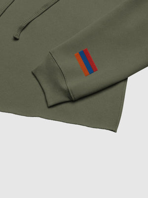 Coat of arms Crop Hoodie